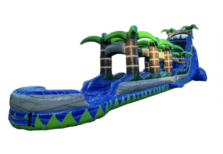 22 Ft Blue Crush Water slide with Slip & Slide