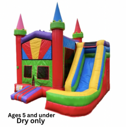 Toddler Mini Castle Bounce House ( DRY ONLY)