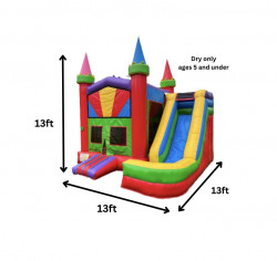 IMG 6160 1732135496 Toddler Mini Castle Bounce House ( DRY ONLY)