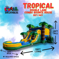 Tropical Double Lane Combo ( WET or DRY)