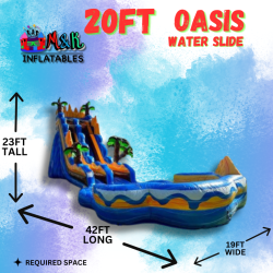 20ft Oasis Waterslide