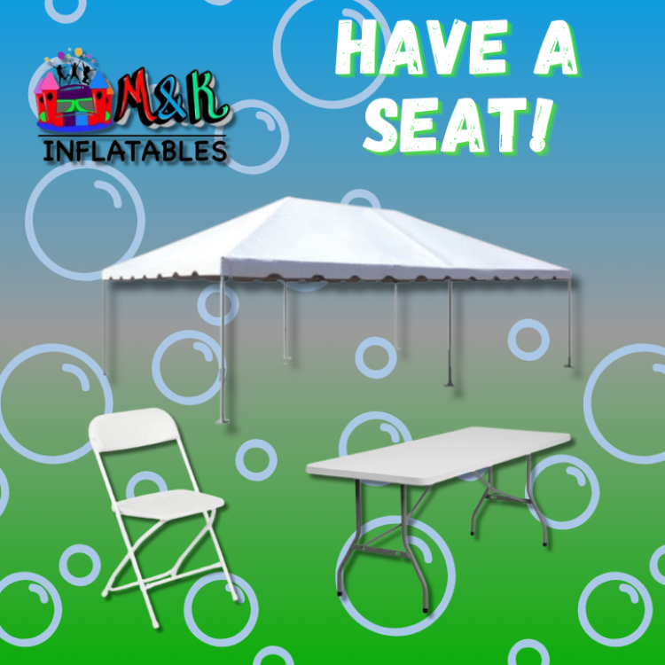 Tent, Tables and Chairs