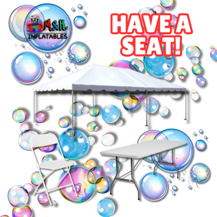 Tent, Tables and Chairs